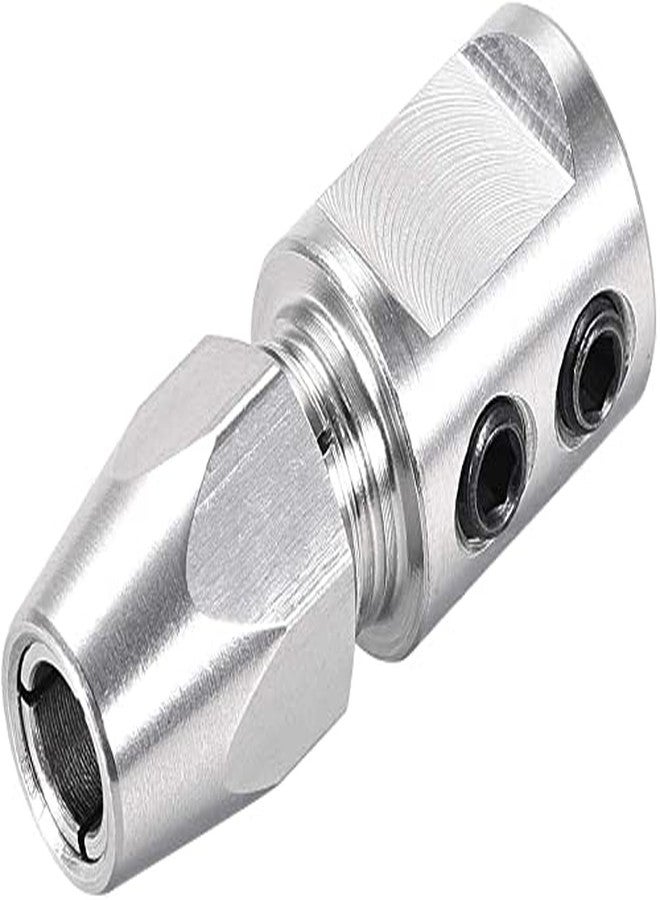Heyiarbeit Flex Collet Coupler CNC Stainless Steel for 5mm Motor Shaft and 4.76mm Flex Shaft Flexible Coupling DIY RC Boat Submarine Positive 1Pcs - Image 1
